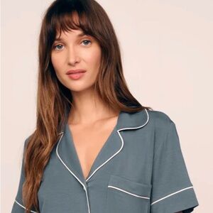 Eberjey Gisele TENCEL™ Modal Relaxed Short PJ in Coastal Blue